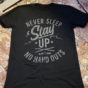 Flag nor Fail tee - EUC - size small - unisex sizing